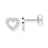 Thomas Sabo Earrings - Large Heart Silver Studs
