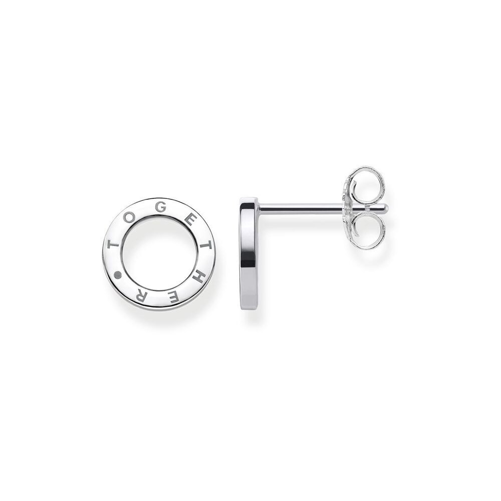 Thomas Sabo Earrings - Circles Together Silver Studs