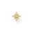 Thomas Sabo Charm Club - Single Stud Star Yellow Gold Earring