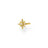 Thomas Sabo Charm Club - Single Stud Star Yellow Gold Earring