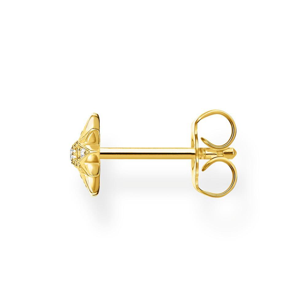 Thomas Sabo Charm Club - Single Stud Star Yellow Gold Earring