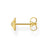 Thomas Sabo Charm Club - Single Stud Star Yellow Gold Earring