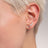 Thomas Sabo Charm Club - Ear Climber White Stones Silver Earrings