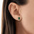 Thomas Sabo Earrings - Green Stones Yellow Gold Studs