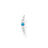 Thomas Sabo Charm Club - Single Stud Turquoise Stone Silver Earring