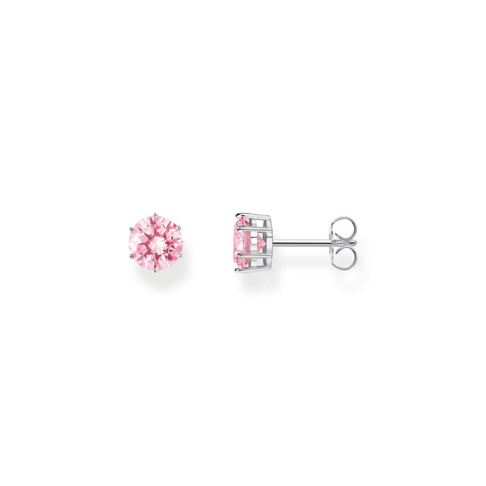 Thomas Sabo Earrings - Pink Zirconia Studs