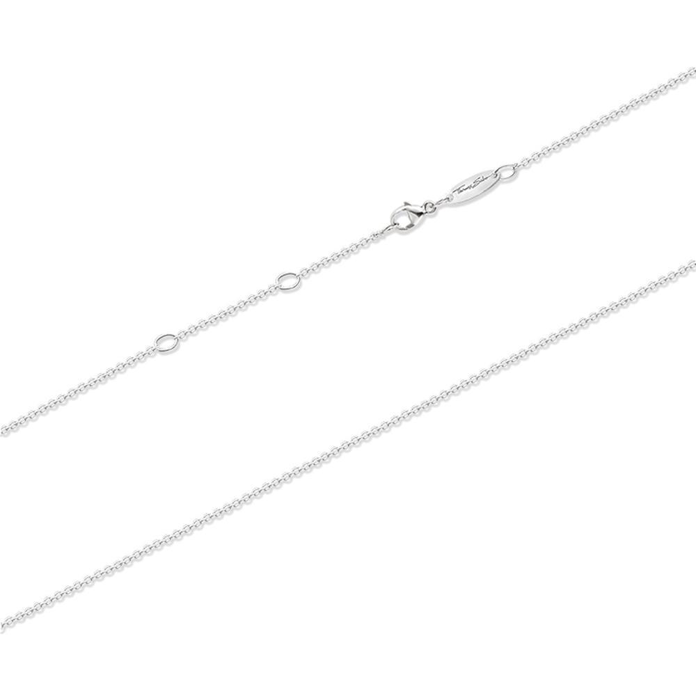 Thomas Sabo Charm Club - Round Belcher Thin Silver Chain