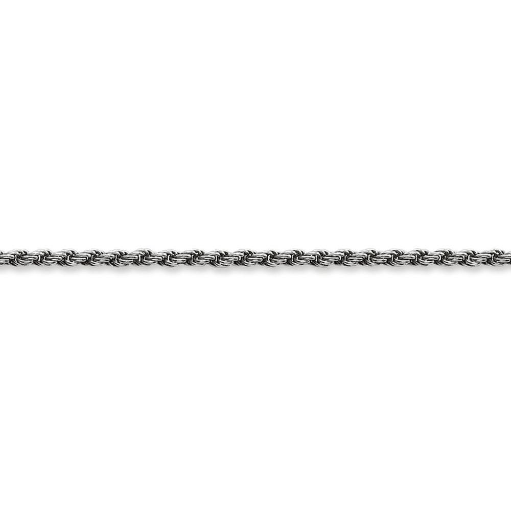 Thomas Sabo Charm Club - Cord Thick Silver Blackened Chain