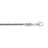 Thomas Sabo Charm Club - Cord Thick Silver Blackened Chain