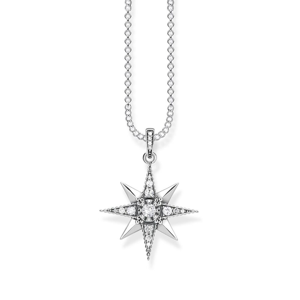Thomas Sabo Necklace - Royalty Star Silver
