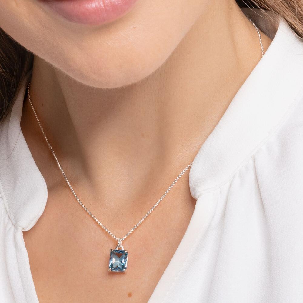 Thomas Sabo Necklace - Blue Stone Silver