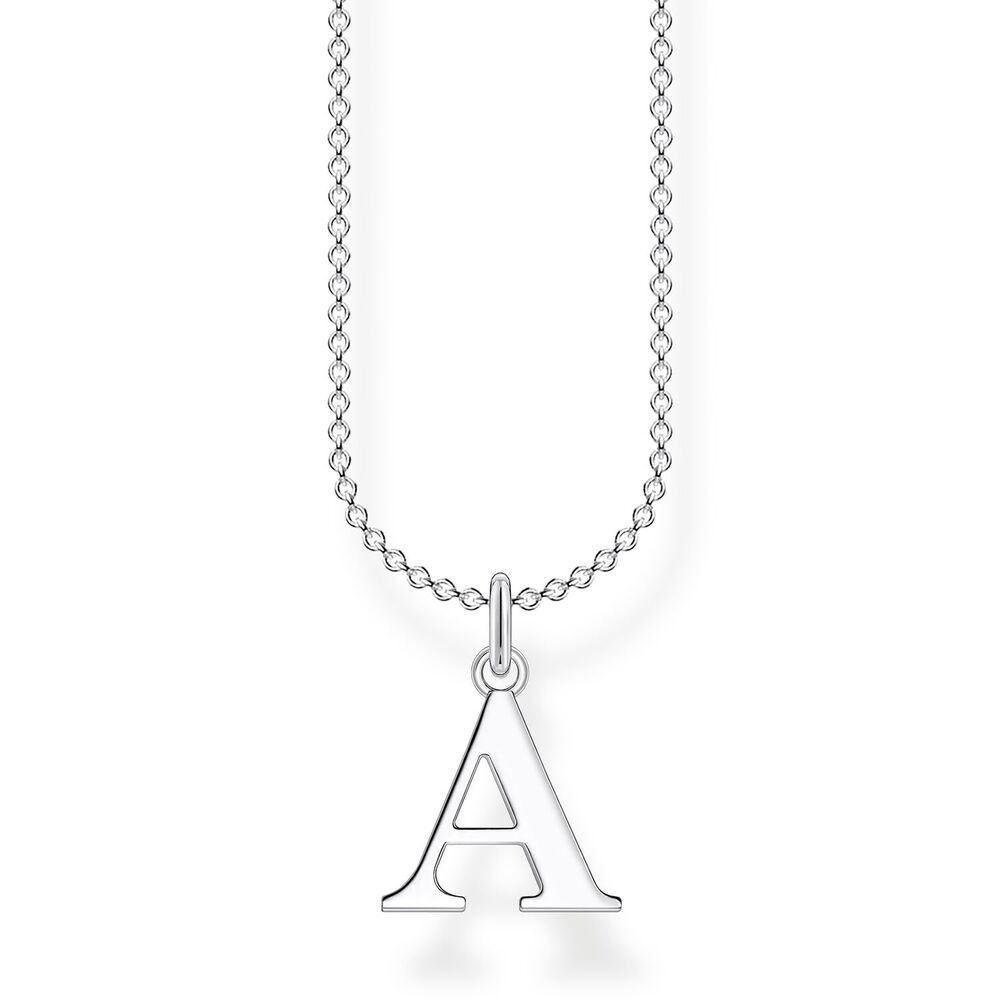 Thomas Sabo Charm Club - Letter "A" Silver Necklace