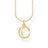 Thomas Sabo Charm Club - Letter "C" Yellow Gold Necklace
