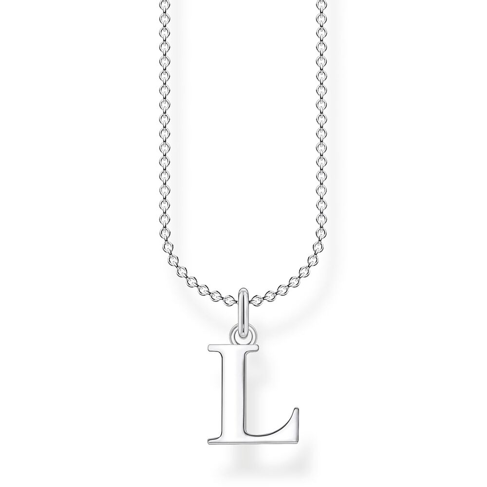 Thomas Sabo Charm Club - Letter "L" Silver Necklace