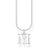 Thomas Sabo Charm Club - Letter "M" Silver Necklace
