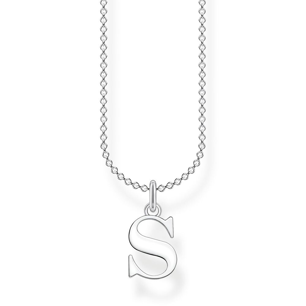 Thomas Sabo Charm Club - Letter "S" Silver Necklace