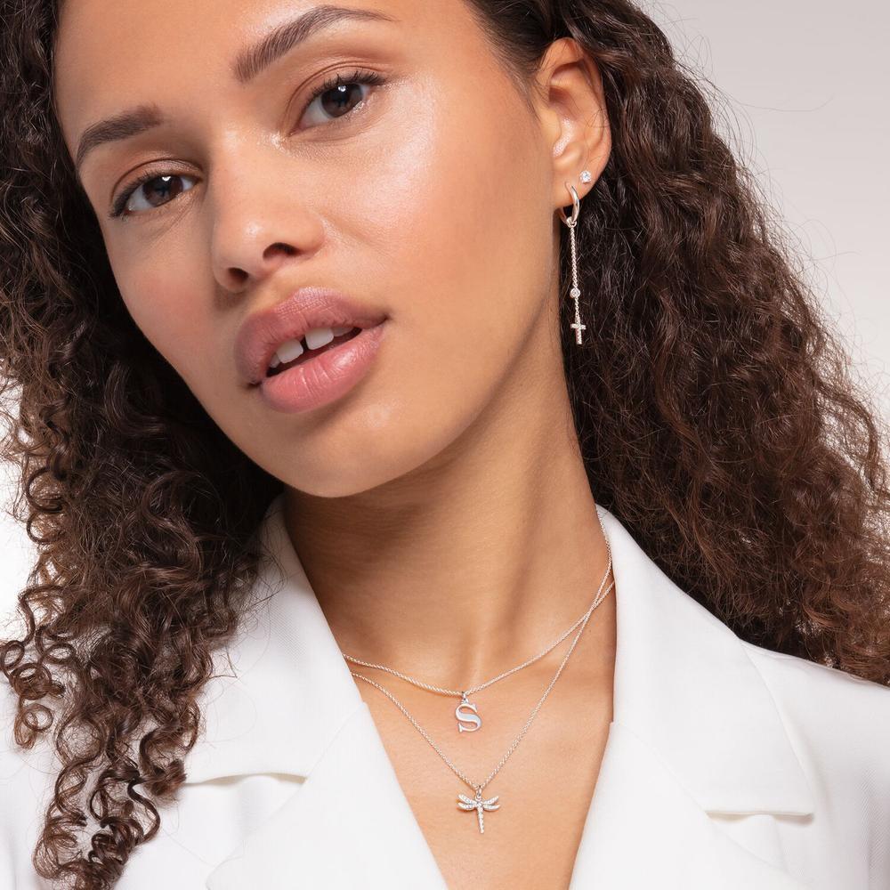 Thomas Sabo Charm Club - Letter "S" Silver Necklace