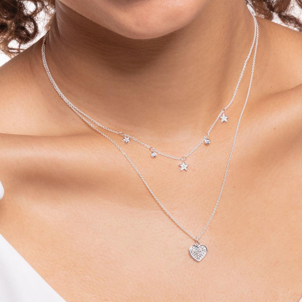 Thomas Sabo Charm Club - Heart Silver Charm Necklace
