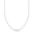 Thomas Sabo Charm Club - Pink Stone Silver Necklace