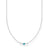 Thomas Sabo Charm Club - Turquoise Stone Silver Necklace