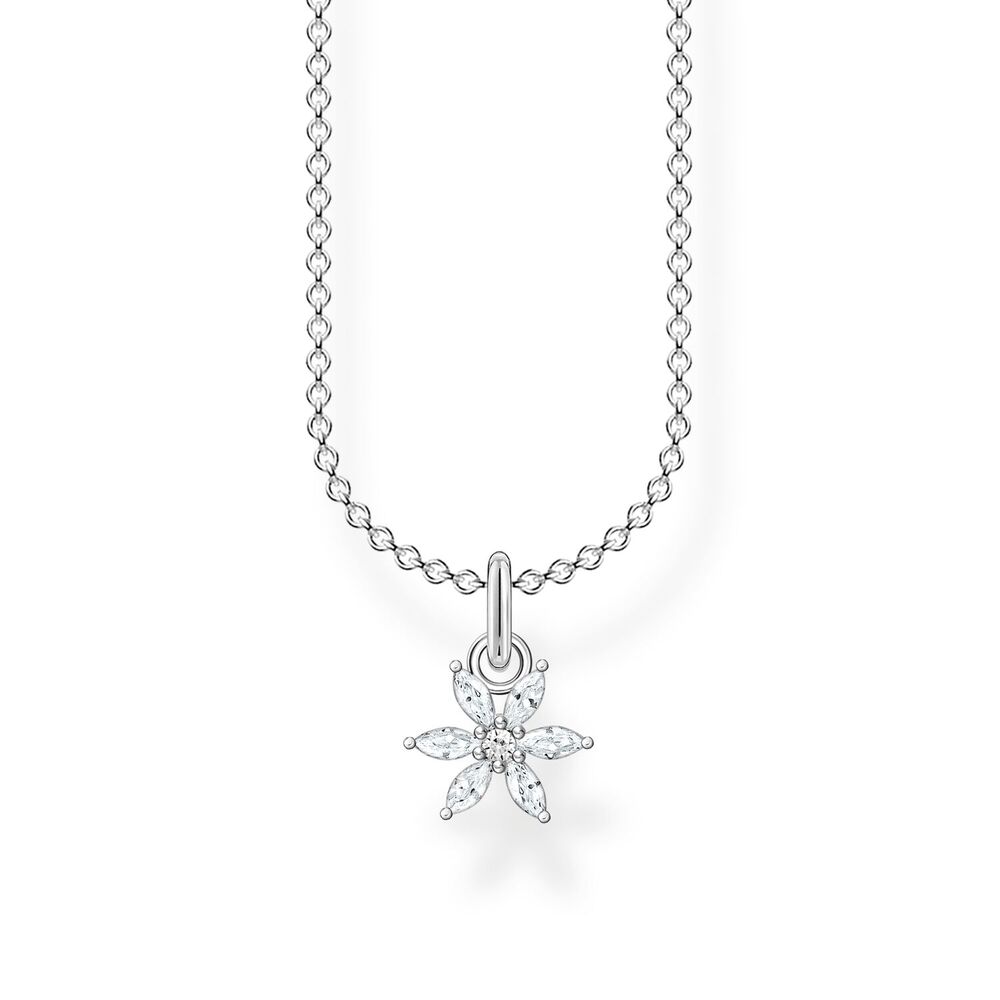 Thomas Sabo Charm Club - Flower Silver Necklace