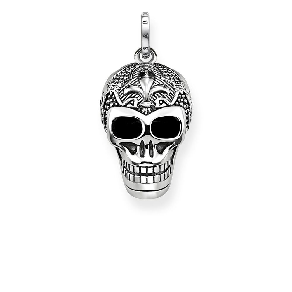 Thomas Sabo Pendant - Lily Skull Silver
