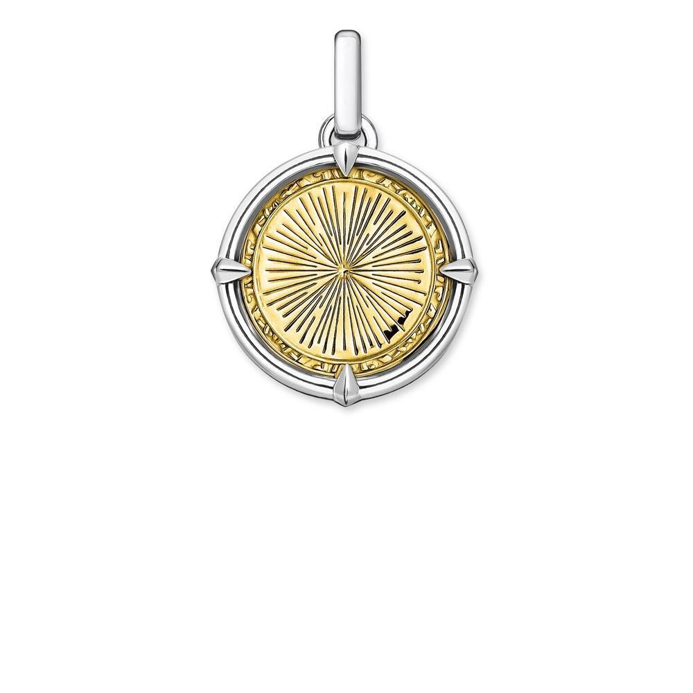 Thomas Sabo Pendant - Faith, Love, Hope Silver + Yellow Gold