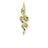 Thomas Sabo Pendant - Snake Bright Coloured Yellow Gold