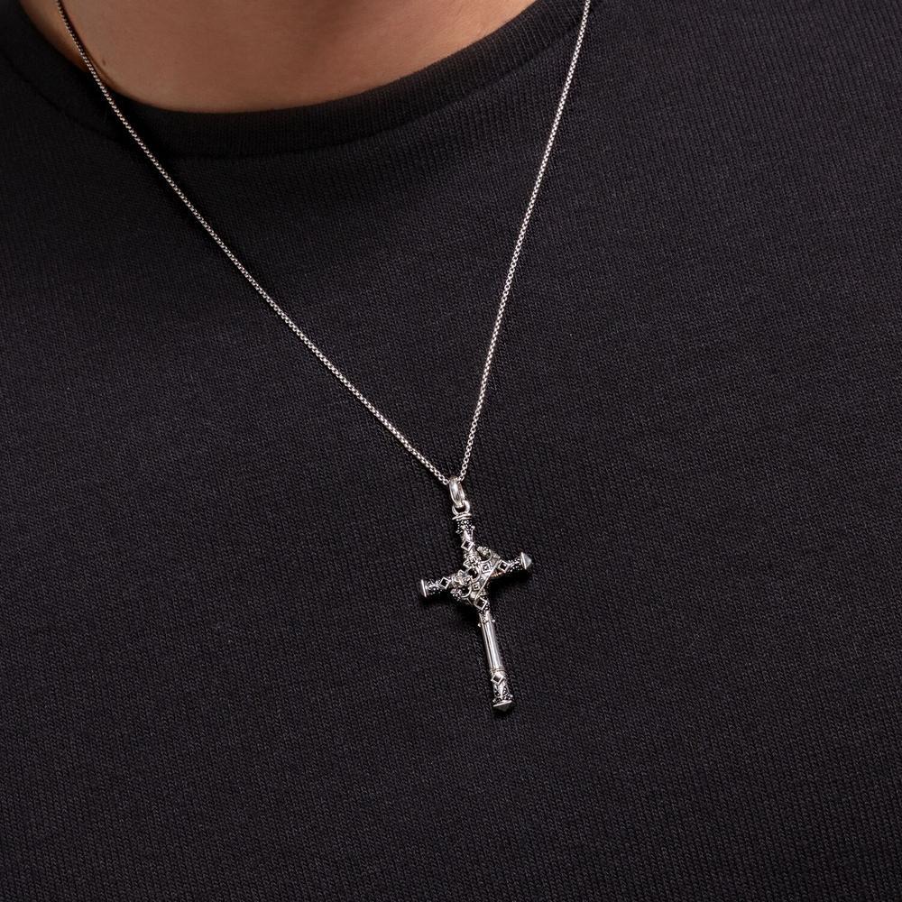 Thomas Sabo Pendant - Cross & Crown Silver
