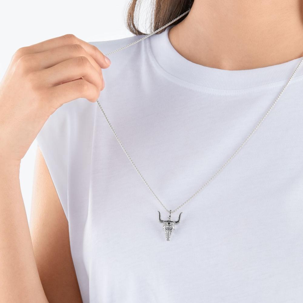 Thomas Sabo Pendant - Bull's Head Silver