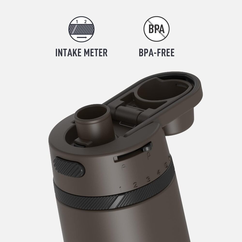 Thermos Guardian Vacuum Insulated Bottle Espresso Black 710ml
