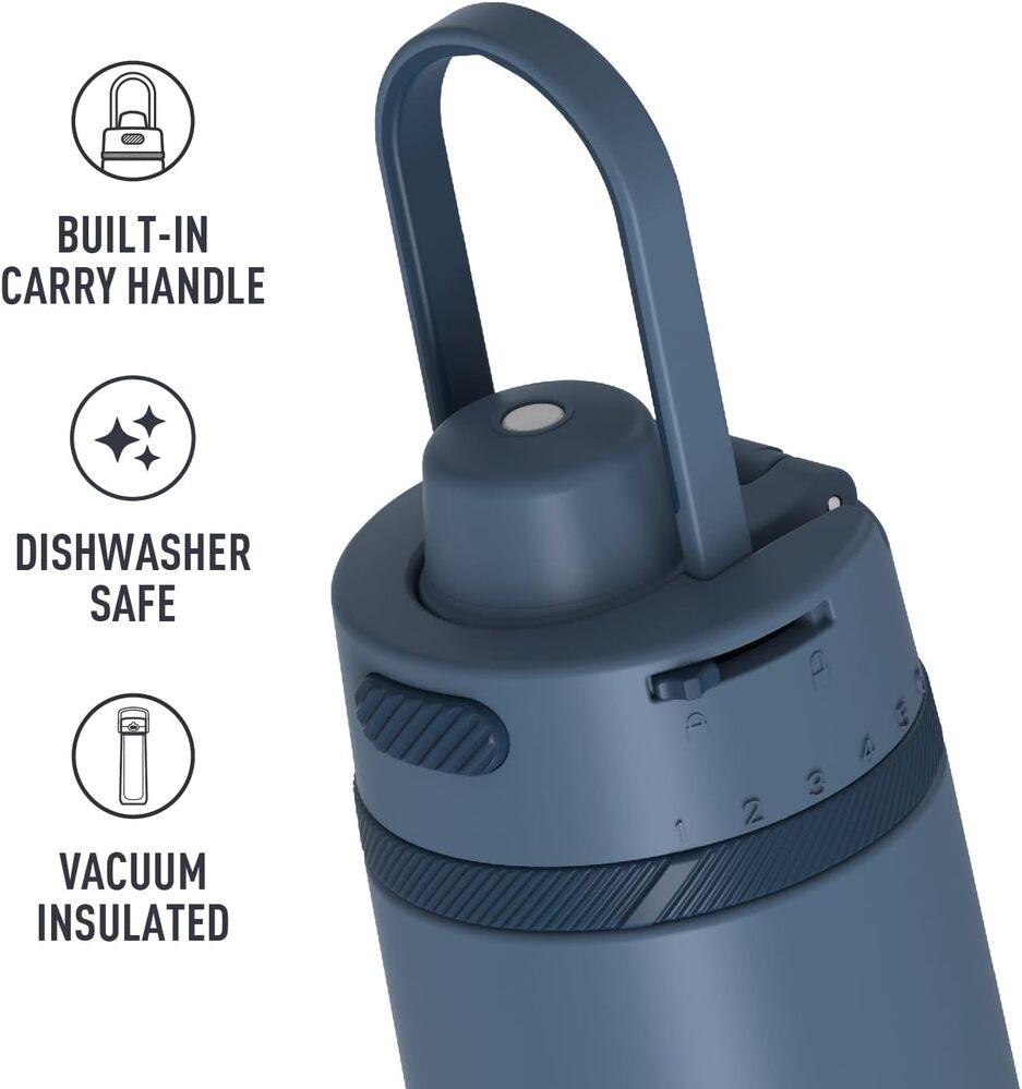 Thermos Guardian Vacuum Insulated Bottle Lake Blue 710ml