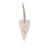 Sent & Meant Ceramic Hanging Heart - The Key To Happiness