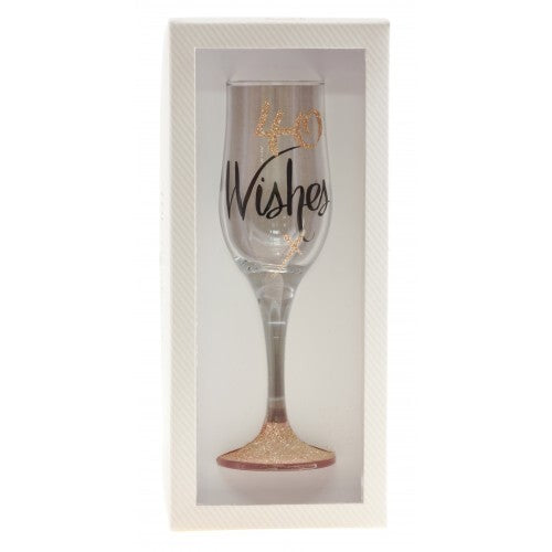 Rose Gold Flute - 40 Wishes