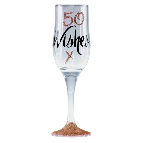 Rose Gold Flute - 50 Wishes