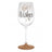 Rose Gold Wine Glass - 60 Wishes