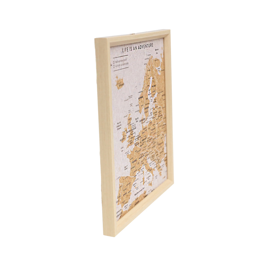 Europe Travel Pin Board by Splosh - Desk Map