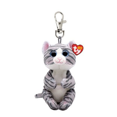 Beanie Boos Beanie Bellies - Mitzi the Grey Tabby Cat Clip On