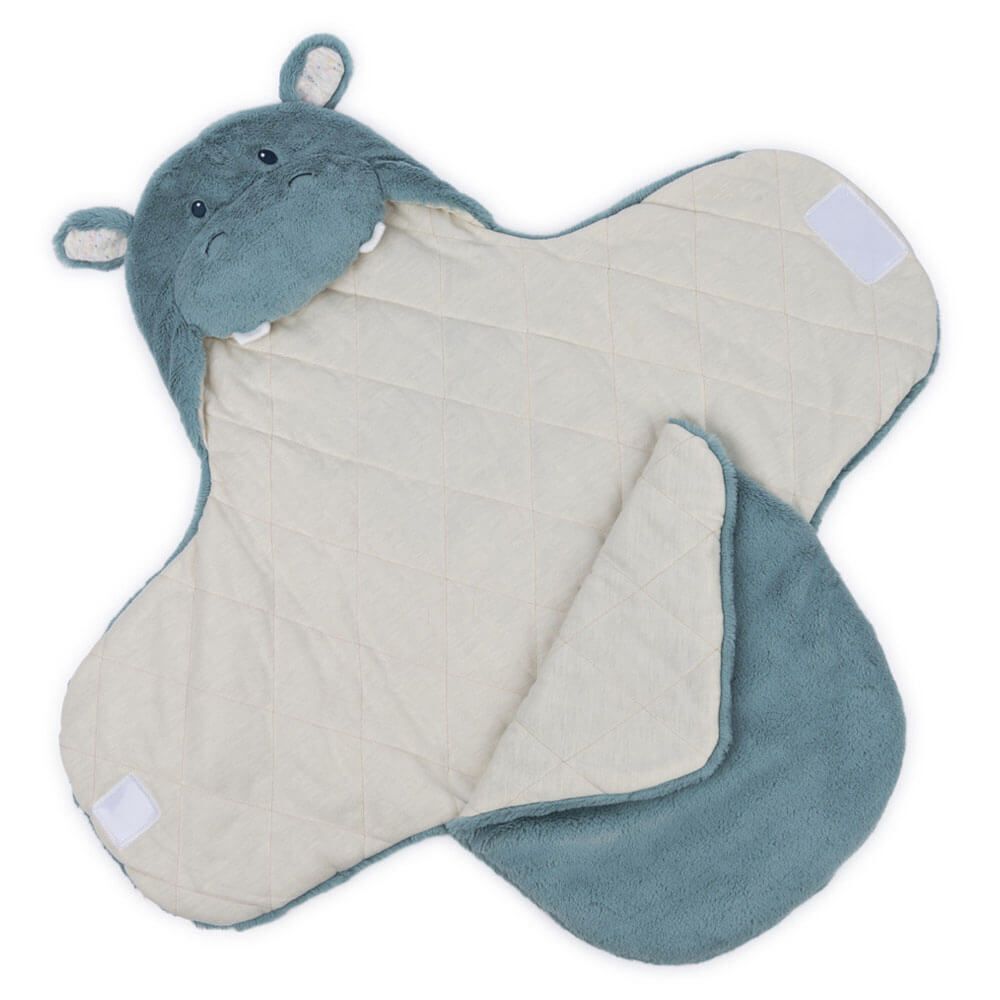 Gund Oh So Snuggly - Hippo Wrap Blanket
