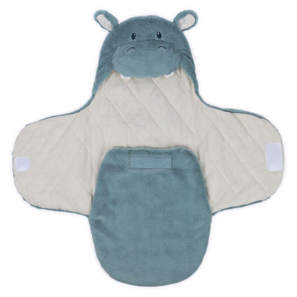 Gund Oh So Snuggly - Hippo Wrap Blanket