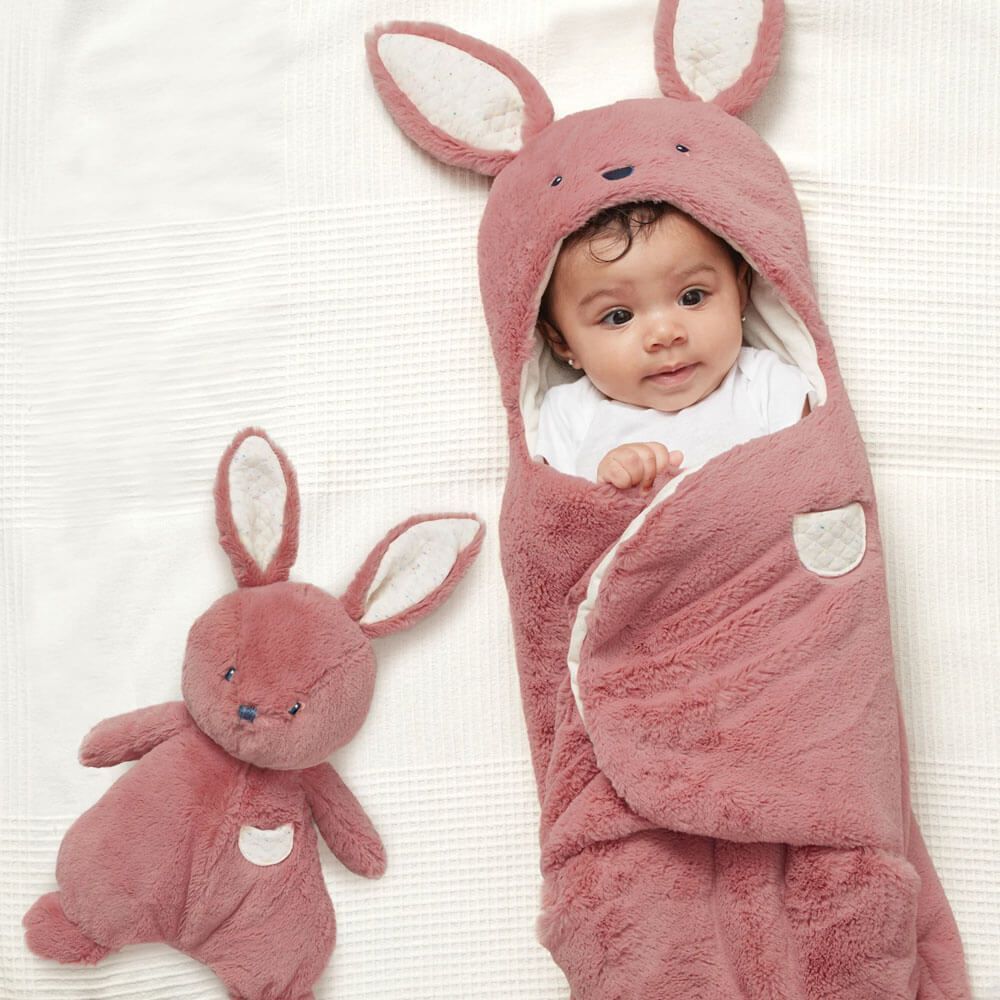 Gund Oh So Snuggly - Bunny Wrap Blanket