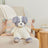 Gund Oh So Snuggly - Grey & White Puppy Large