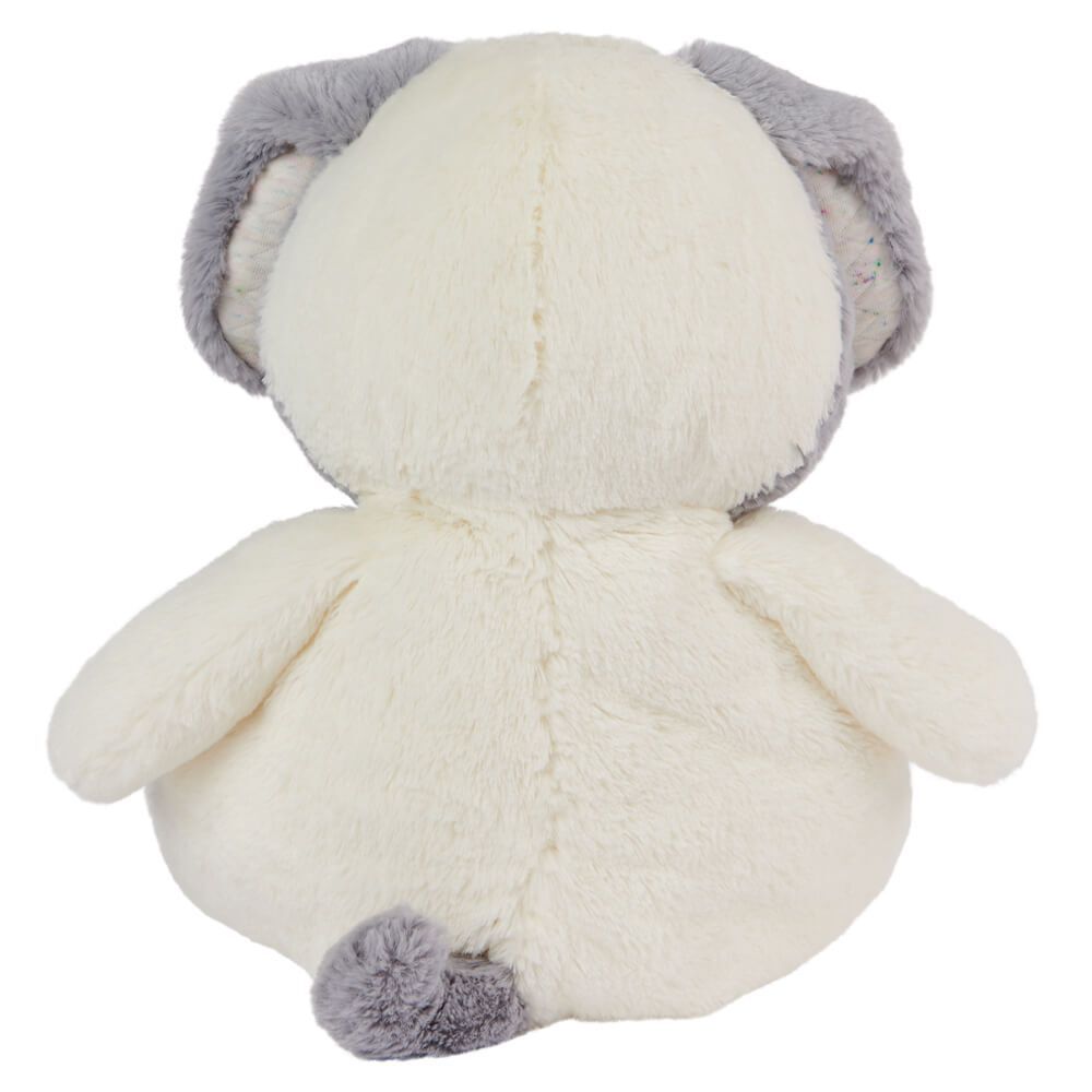 Gund Oh So Snuggly - Grey & White Puppy Large