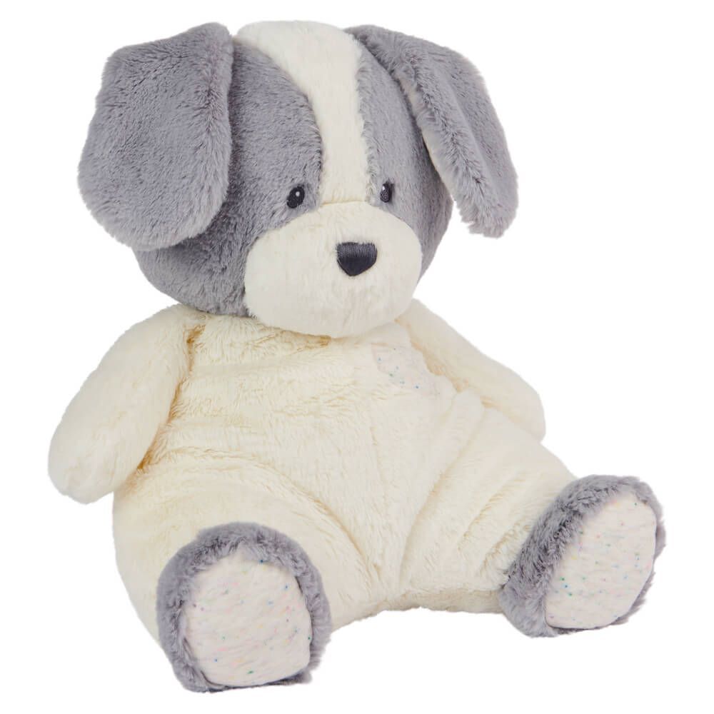 Gund Oh So Snuggly - Grey & White Puppy Large