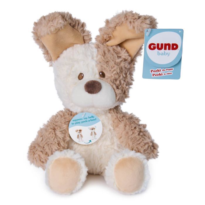 Gund - Peeki Puppy Handheld Peek-a-Boo Plush