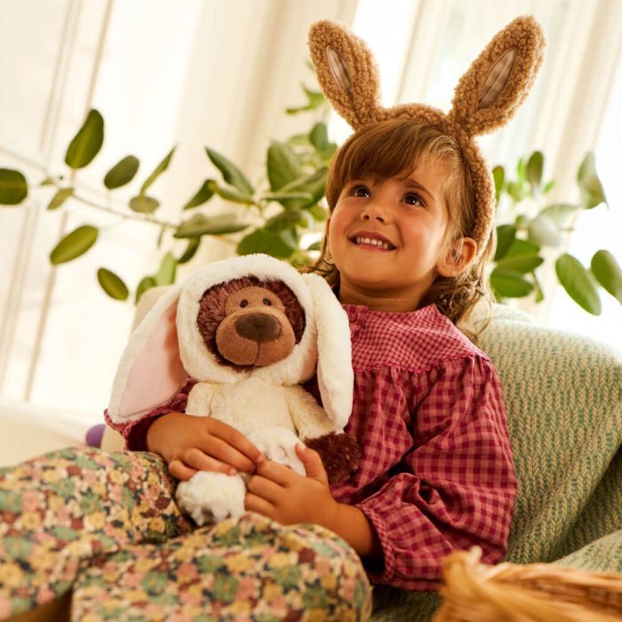 Gund Forever Friends Moments - Easter Philbin Bear in Bunny Suit