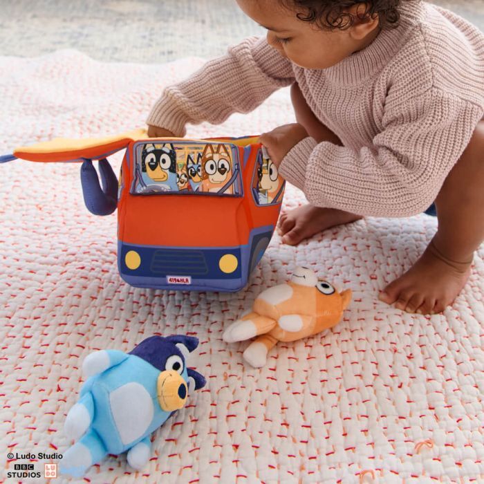 Bluey Sensory Soft Plush Play Set