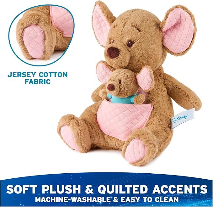 Disney x Gund - Oh So Snuggly Winnie the Pooh Kanga & Roo 35cm