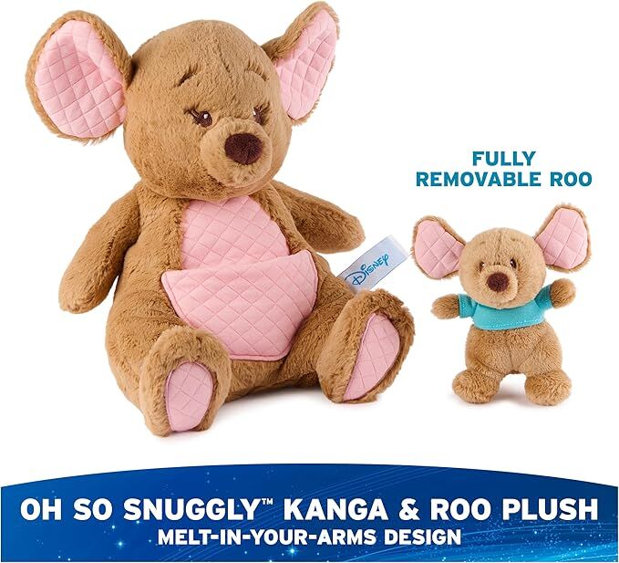 Disney x Gund - Oh So Snuggly Winnie the Pooh Kanga & Roo 35cm