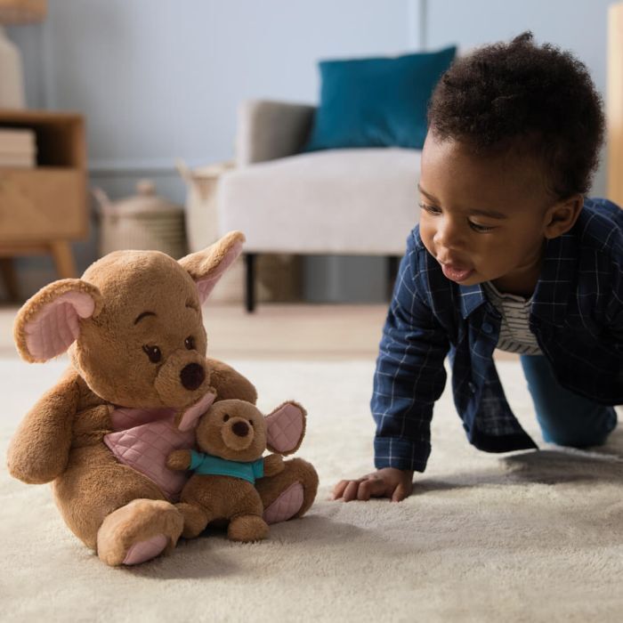 Disney x Gund - Oh So Snuggly Winnie the Pooh Kanga & Roo 35cm